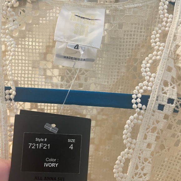 Anna Sui Rose Trellis top - Picture 2 of 5